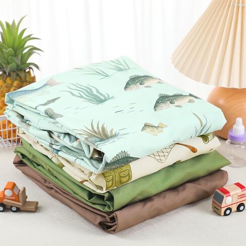 4 Pcs Watercolor Cute Dragon Fairy Tale Crib Sheets for Boys Girls 52'' x 28'' x 8'' Cloud Moon Star Dragons Egg Breathable Standard Newborn Mattress Sheets Fitted Baby Toddler Gifts in Saudi Arabia
