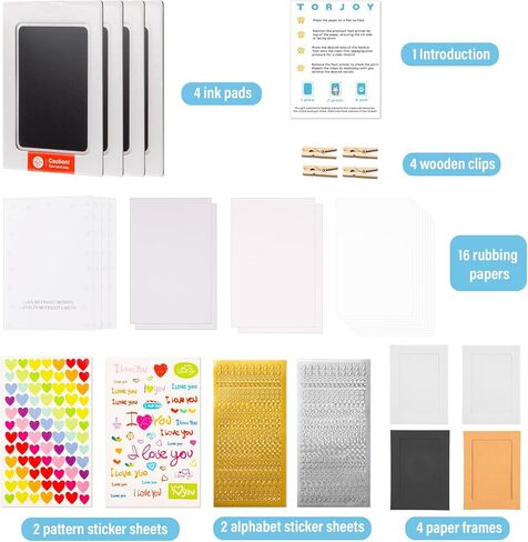 TORJOY Pet Paw Impression – Inkless Ink Pad for Dogs and Cats, Dog Nose Print, Paw Keepsake, Non-Toxic, Memorial Gifts for Pets (Macaron, 4 Pack) in Kuwait