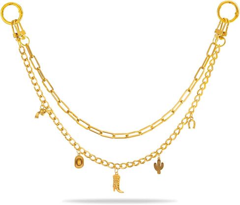 Gold Bag Charms 3pcs Cute Cherry Bag Charms For Handbags, 8" 9.7" 12" Replacement Purse Extender Chain Shoulder Crossbody Purse Chain Charm Accessories For Women in Saudi Arabia