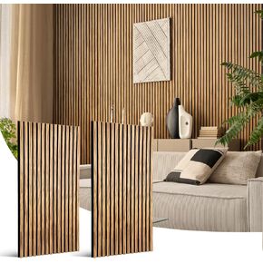 ألواح شريحة خشبية صوتية للجدار والسقف ، لوحات خشبية مقاومة للصوت 2. in Kuwait