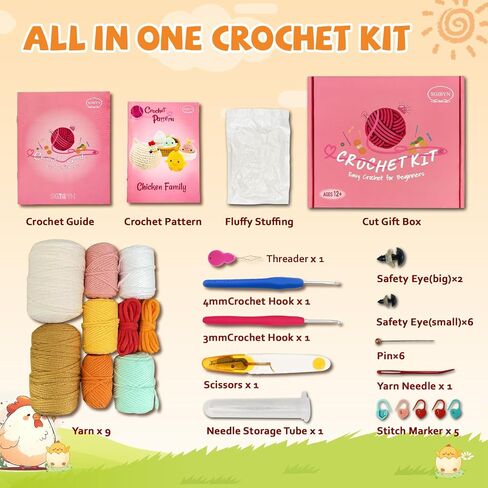 SGIBYN Crochet Kit for Beginners with Step-by-Step Video Tutorials,Beginners Starter Crochet Axolotl Animal Kit for Women Adults Amigurumi Knitting Set Learn to Crochet (11.8'' Large Axolotl) in Saudi Arabia