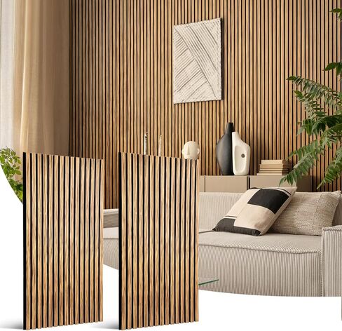 ألواح شريحة خشبية صوتية للجدار والسقف ، لوحات خشبية مقاومة للصوت 2. in Kuwait