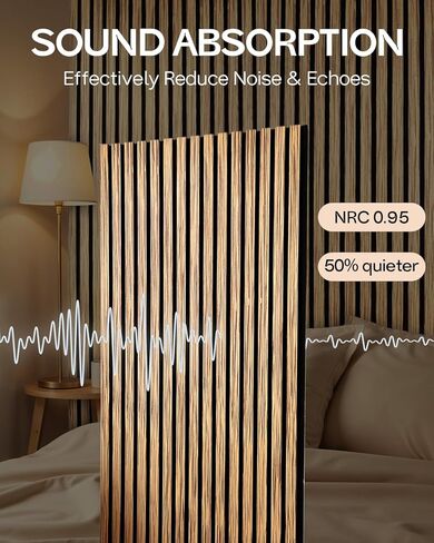 ألواح شريحة خشبية صوتية للجدار والسقف ، لوحات خشبية مقاومة للصوت 2. in Kuwait