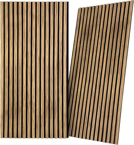 ألواح شريحة خشبية صوتية للجدار والسقف ، لوحات خشبية مقاومة للصوت 2. in Kuwait