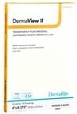 Dermaview II Dermarite ، خلع الملابس الشفافة مع توصيل نمط الحدود ، معقم ، ملفوف بشكل فردي ، 6-1/2 في. x 8-3/8 بوصة ، 1 العدد ، 10 حزم ، 10 إجمالي in Saudi Arabia