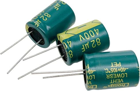 10PCS 400V 10UF Capacitor 10x17MM(0.39x0.67in) High Frequency Aluminum Electrolytic Capacitors for TV, LCD Monitor, Game in Saudi Arabia