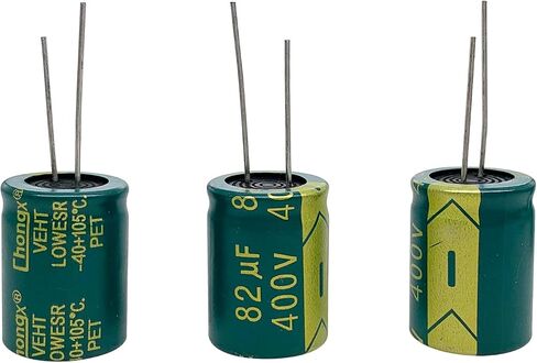 10PCS 400V 10UF Capacitor 10x17MM(0.39x0.67in) High Frequency Aluminum Electrolytic Capacitors for TV, LCD Monitor, Game in Saudi Arabia