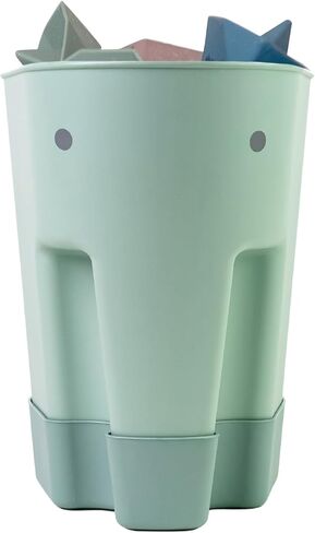 Ellie Bath Toy Storage Scoop | طفل رضيع وطفل حمام التجفيف مع صينية بالتنقيط - رمادي in Kuwait