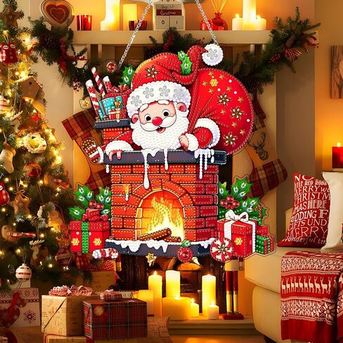 JJfox Diamond Art Art Kit للبالغين ، وحجر الراين على شكل خاص ، مزدوج DIY أكريليك 5D الماس اللوحة النافذة المعلقات المنزل حديقة الجدار معلقة زخرفة (الطائر الطنان) in Kuwait