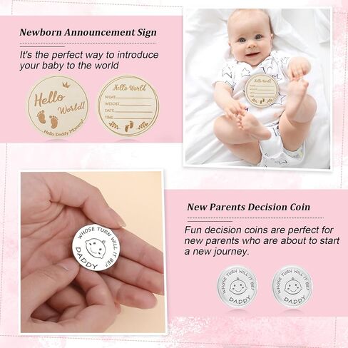 New Mom Gifts for Women, Gender Reveal Gift for Parents to Be Baby Shower with Moms and Dad Tumbler Set for Expecting Parents to Be, First Time Mom Gifts in Saudi Arabia
