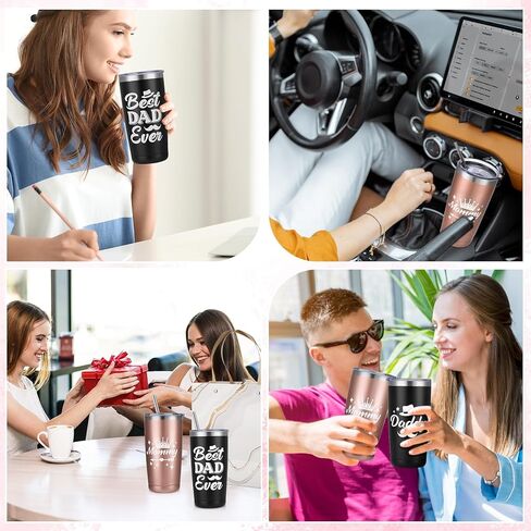 New Mom Gifts for Women, Gender Reveal Gift for Parents to Be Baby Shower with Moms and Dad Tumbler Set for Expecting Parents to Be, First Time Mom Gifts in Saudi Arabia