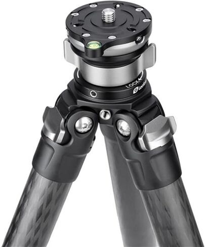 Leofoto LB-38 Mini Leveling Base Head, 38mm Ball Diameter, Butterfly Lock, Anti-Twist Screw, 10° Adjustbale Angle, 1/4" Mounting Stud, 3/8" Base Thread in Saudi Arabia