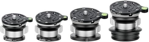Leofoto LB-38 Mini Leveling Base Head, 38mm Ball Diameter, Butterfly Lock, Anti-Twist Screw, 10° Adjustbale Angle, 1/4" Mounting Stud, 3/8" Base Thread in Saudi Arabia