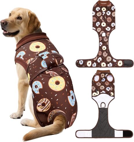 Dog Recovery Suit, Professional Dog Clothes for Surgery Female Male, Dogs Surgery Recovery Bodysuit Shirt for Spay Neuter, Pet Anti-Licking Onesie for Small Medium Large Dogs Cats, Medium in Saudi Arabia