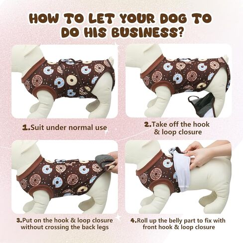 Dog Recovery Suit, Professional Dog Clothes for Surgery Female Male, Dogs Surgery Recovery Bodysuit Shirt for Spay Neuter, Pet Anti-Licking Onesie for Small Medium Large Dogs Cats, Medium in Saudi Arabia