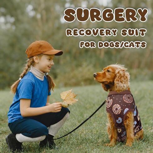 Dog Recovery Suit, Professional Dog Clothes for Surgery Female Male, Dogs Surgery Recovery Bodysuit Shirt for Spay Neuter, Pet Anti-Licking Onesie for Small Medium Large Dogs Cats, Medium in Saudi Arabia