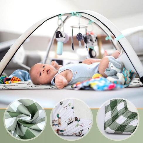 2 PCS Western Cowboy Infant Crib Sheets Set 24 In. x 38 in Mini Portable Crib Sheet Meleborn Bedding Sheets for Girl Boys Gifts Breatble for pack and play in Kuwait