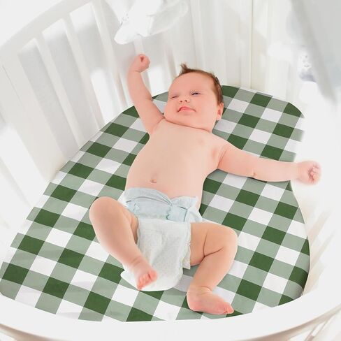 2 PCS Western Cowboy Infant Crib Sheets Set 24 In. x 38 in Mini Portable Crib Sheet Meleborn Bedding Sheets for Girl Boys Gifts Breatble for pack and play in Kuwait