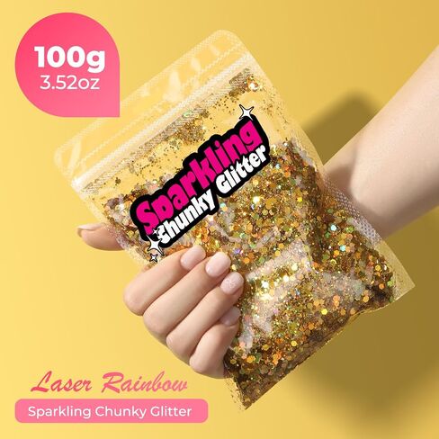 شظية بريق ، بريق مكتنزة للثلج تومبلرز ، اللوازم البهلوانية الثلجية مع طقم بريق ل DIY Craft in Kuwait