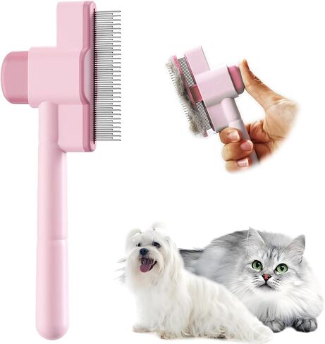2PCS CAT COMB SET STLEA 2 STYLES PET COMP COMP CLEANING SELVER in Saudi Arabia
