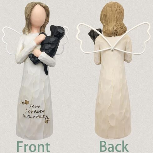 الهدايا التذكارية للكلاب لفقدان الكلب ، هدايا تعاطف الكلاب في ذكرى الابتعاد عن الكلب الأليف ، والسكين الكلب تمثال ملاك لأمي الكلب وعشاق الكلاب ، الأسود in Kuwait