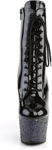 ADORE-1020LG - 7" Heel Ankle Boot with Iridescent Glittered Platform in Saudi Arabia