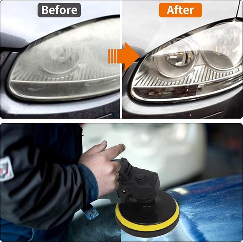 2 Inch Sanding Discs Drill Polishing Kit, 193PCS Car Headlight Restoration Kit, Hook & Loop Wet Dry Buffing Pads for Rotary Tools, Dremel Sanding Bits Attachment for Aluminum Resin Metal Glass in Saudi Arabia