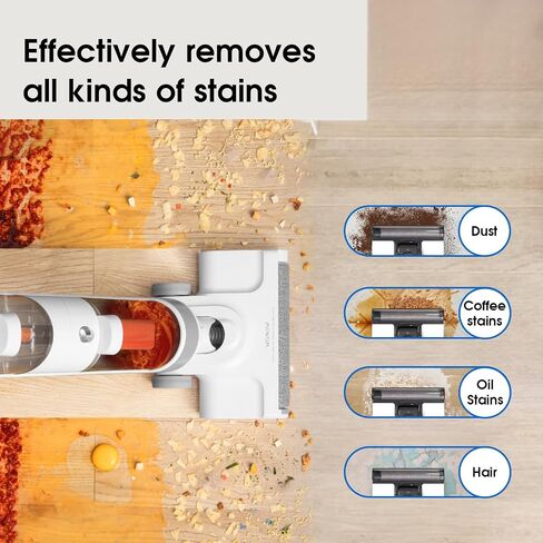 Floor One S5 Roller Brush Presshing and Vacuum Filter Kit متوافق مع Floor Tineco One S5/S5 Pro 2/Ifloor 5 Breeze Cordless Wet Dry Pression ، 2 brush brush ، 2 filters 【not fit S5 combo】 in Kuwait