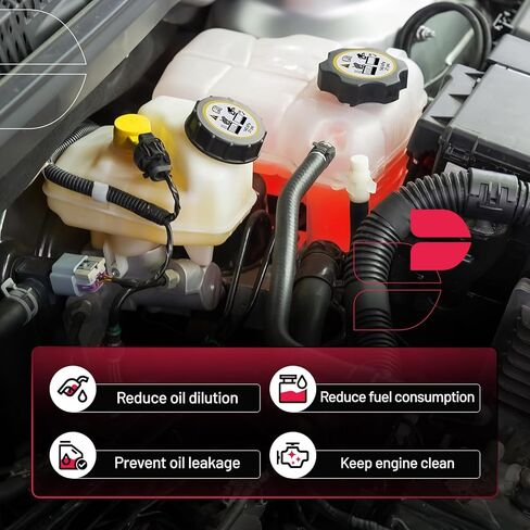 BDFHYK Engine Coolant Expansion Reservoir Overflow Tank Compatible with Mercedes-Benz SLS C63 ML63 AMG ML320 ML350 ML450 ML500 ML550 GL320 GL350 GL450 GL500 GL550 3.0L 3.5L Replace ‎603-256 1645000049 in Kuwait