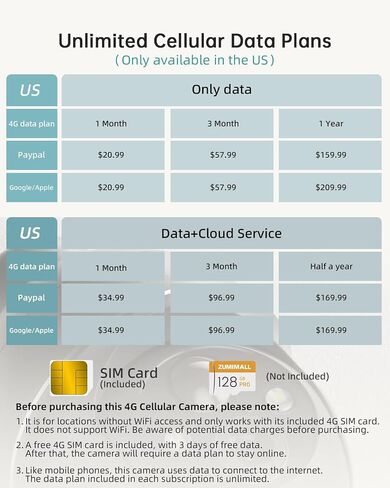 ZUMIMALL Solar Security Cameras Wireless Outdoor - 4 Packs, 360° View Outdoor Camera Wireless Solar Powered,2.4G WiFi Only, Spotlight/Siren//3MP Color Night Vision/AI Detection/IP66, Work with Alexa in Saudi Arabia