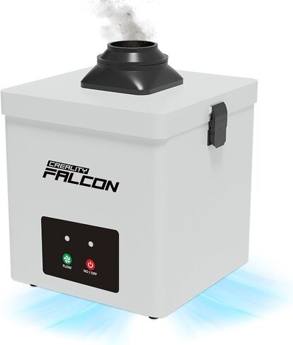 Creality Falcon Smoke Purifier for Laser Engraver, 3-Stage Filtration, 99.97% Purification Rate, Low Noise, 180W Fume Extractor for Engraving Machine(Use with Enclosure) and Most Enclosed Laser Cutter in Saudi Arabia