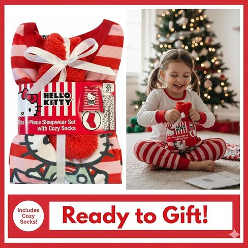 طقم بيجامة للأطفال مع جوارب غامضة - سونيك، هالو كيتي، سوبر ماريو بنين بنات طقم بيجامة قطعتين - بيجامات للأطفال والصغار in Kuwait