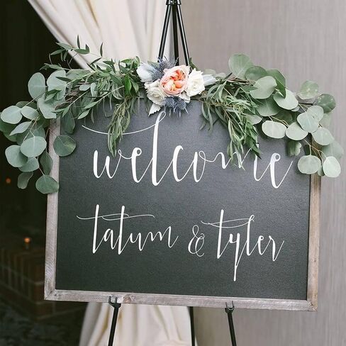 2 Pack Portable Easel Stand for Painting Canvas ، 63 "Tripod Artist Painting Easel لعرض علامات منزل مكتب الزفاف ، الأبيض in Kuwait