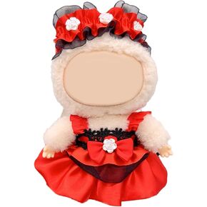 ملابس الدمية التي يبلغ طولها 17 سم بلطف من 3 قطع ملحقات للملحقات دمية + تي شيرت + زي قبعة لطيف (لا توجد دمية شملت) (ملابس LBB 15) in Kuwait