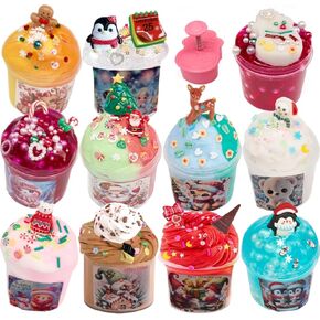 Unicorn Slime Kit,Clear Scented Slime Bucket Kids Birthday Party,Slime Party Favors for Kids Birthday Party Gifts Stress Relief Slime Kit for Girls and Boys (Unicorn Slime) in Saudi Arabia