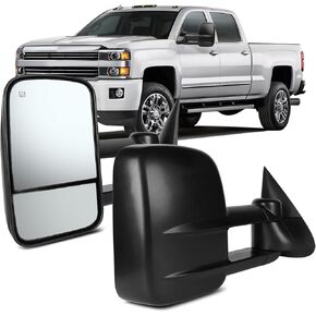 OCPTY زوج من مرايا السحب البديلة مناسبة لـ 2014-2018 لـ Chevy لـ Gmc 1500 2015-2019 لـ Chevy لـ Gmc 2500 Hd 3500 Hd بيك اب سحب المرايا السلطة المعدلة ساخنة أدى بدوره إشارة الكروم in Kuwait