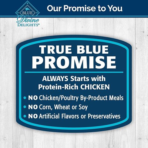 Blue Buffalo Delights Natural Adult Small Breed Wet Dog Food Cups, Pate Style, Roasted Turkey & Grilled Chicken 3.5-oz (24 Count - 12 of Each Flavor) in Saudi Arabia