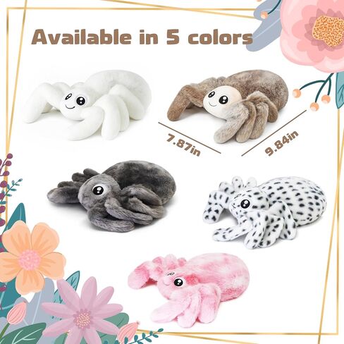 Microwavable Heating Pads Stuffed Animals, 1.6 lb Heatable Spider Pillow Plush for Period Cramps Stress Relief, Stuffed Gifts Plush Toys for Girls Boys Women in Kuwait