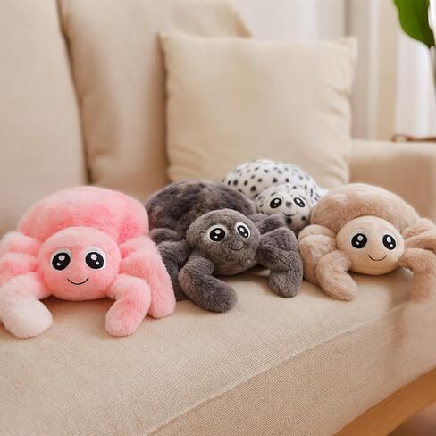 Microwavable Heating Pads Stuffed Animals, 1.6 lb Heatable Spider Pillow Plush for Period Cramps Stress Relief, Stuffed Gifts Plush Toys for Girls Boys Women in Kuwait