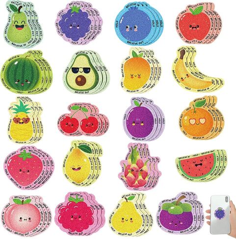 Fulmoon 120 PCS الهادئة القلق الملصقات الحسية محكم شرائح حسية حيوان باندا الغزلان الأسد النمر يونيكورن الأداة اللمسات اللمسة اللمسة اللمسة لمكتب الفصول الدراسية البالغين المراهقين راحة in Saudi Arabia