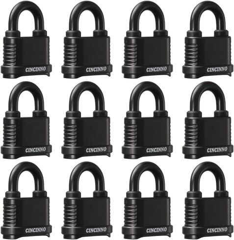 Heavy Duty Outdoor Combination Lock, Long Shackle Weatherproof Combo Lock for Outdoor Use，48 Pack in Kuwait