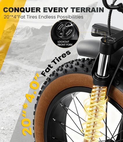 Electric Tricycle for Adults, Peak 500/750W Electric Trike, 20"x4" Folding Fat Tire 3 Wheel Electric Trike, Max 20MPH,with Large Basket and 48V 13/15Ah Removable Battery in Saudi Arabia