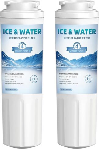 EDR4RXD1 UKF8001 Water Filter Compatible with Every-Drop Filter 4, Replace Whirl-pool Maytag Kitchen-aid Ukf8001axx-200, Hdx Fmm-2, Whr4rxd1, Water Filter 3-Pack QWFIZ in Saudi Arabia