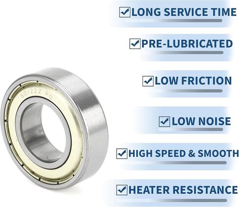 ACROPIX 6817ZZ Deep Groove Ball Bearings P0 85x110x13mm Lubricated Bearings Double Metal Seal Silver Tone Scooter Skateboard Wheel in Saudi Arabia