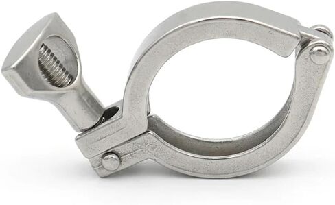 Tri Clamp Ferrule OD 50.5mm25.4mm64mm76mm91mm119mm 0.5"1.5"2"2.5"3"4"304 Stainless Steel Clover Homebrew Pipe Fittings(10 PCS,19MMX FERRULE 25.4_SS304) in Saudi Arabia