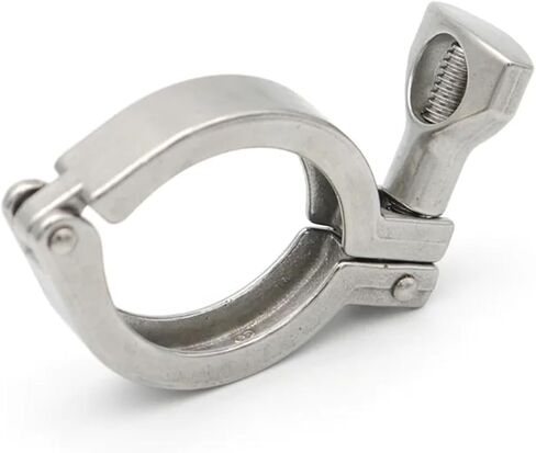 Tri Clamp Ferrule OD 50.5mm25.4mm64mm76mm91mm119mm 0.5"1.5"2"2.5"3"4"304 Stainless Steel Clover Homebrew Pipe Fittings(10 PCS,19MMX FERRULE 25.4_SS304) in Saudi Arabia
