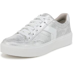 Dr. Scholl's Shoes Women's Madison Lace Sneaker, White Gold, 8.5 in Kuwait