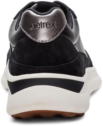 Aetrex Women's Emily Orthopedic Plantar Fasciitis Relief Arch Support Inserts Shoes - Adjustable Lace-Up Leather Sneakers for Women in Saudi Arabia