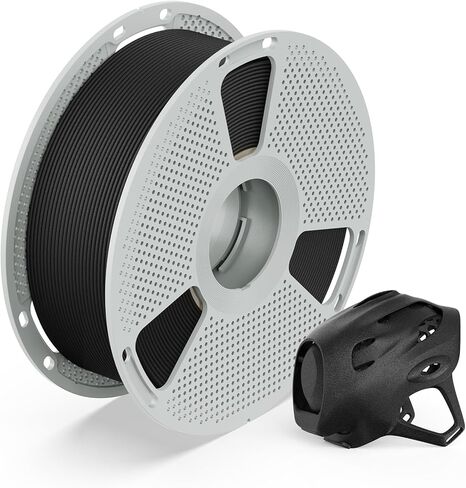 SUNLU 0.5KG PA12-CF Carbon Fiber Nylon Filament 1.75mm Black, Excellent Wear & Oil Resistance, Heat-Resistant,Low Moisture Absorption, 3D Printer Filament Dimensional Accuracy +/-0.02mm in Kuwait