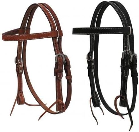 Showman Mini/Small Pony Leather Browband Headstall W/ in Saudi Arabia